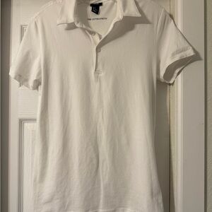 H&M Classic White Polo Shirt